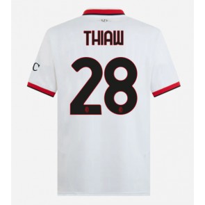 AC Milan Malick Thiaw #28 Gostujuci Dres 2024-25 Kratak Rukavima